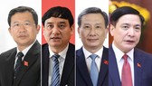 Từ trái qua phải, các ông: Vũ Hải Hà, Nguyễn Đắc Vinh, Lê Quang Huy, Bùi Văn Cường