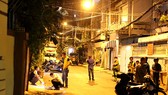 Công an khám nghiệm một vụ án trước đó. Ảnh: C.T