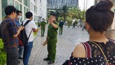 Công an có mặt tại hiện trường trước đó