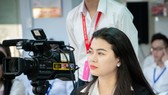 Bị can Huỳnh Thị Ngọc Trinh trước lúc bị bắt