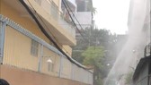 Lực lượng chức năng tại hiện trường