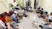 Các con bạc tại hiện trường
