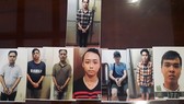 Nhóm đối tượng bị bắt giữ