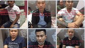 Nhóm đối tượng bị tạm giữ