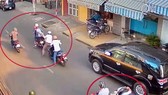 Một vụ cướp giật tài sản trên đường phố. Ảnh minh họa.