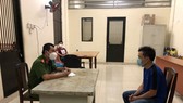Công an lấy lời khai của Toàn. Ảnh: CA