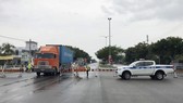 Một chốt kiểm soát y tế tại các cửa ngõ ra vào TP Đà Nẵng đã được dỡ bỏ. Ảnh: NGUYỄN CƯỜNG