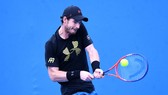 Andy Murray trong một buổi tập ở Pat Rafter Arena