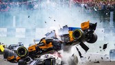 Pha tai nạn kinh hoàng giữa xe của Leclerc và Alonso