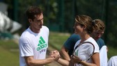 Mauresmo thời còn làm việc với Murray