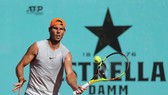 Nadal trong một buổi tập gần đây