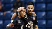 Niềm vui của các cầu thủ Buriram