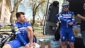 Jakobsen và Evenepoel khi còn đang khỏe mạnh ở đầu mùa giải năm nay