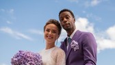 Svitolina và Monfils trong trang phục cưới rất dễ thương