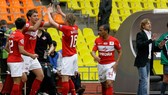 Karpin (ngoài cùng bên phải) và Dzyuba (thứ 2 từ trái sang) có mâu thuẫn từ hồi ở Spartak