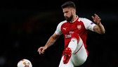 Arsenal của Olivier Giroud xem như bỏ túi suất vào vòng sau. Ảnh: Getty Images.