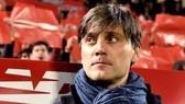HLV Vincenzo Montella vẫn chưa hết vận đen khi sang dẫn dắt Sevilla. Ảnh: EPA