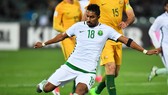 Salem Al-Dawsari trong trận vòng loại World Cup 2018 với Australia. Ảnh: Getty Images.