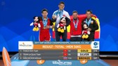 Kim Tuấn đã có 3 HCV tại giải VĐTG 2017. Nguồn: IWF