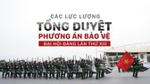 Các lực lượng tổng duyệt phương án bảo vệ Đại hội Đảng lần thứ XIII