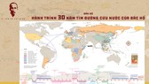 Ra mắt “Bản đồ Hành trình 30 năm tìm đường cứu nước của Bác Hồ”