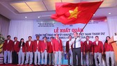 Quang cảnh lễ của đoàn thể thao khuyết tật Việt Nam. Ảnh: Dũng Phương