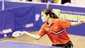 Tay vợt Nguyễn Thị Nga. Ảnh: Dũng Phương