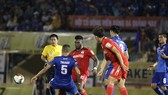 HA.GL ghi thêm nợ khi lại thua Quảng Nam ở Tứ kết Cúp Quốc gia. Ảnh: VIẾT ĐỊNH