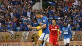 Dyachenko lập cú đúp cho Than QN. Ảnh: MINH HOÀNG