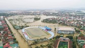 Sân Hà Tĩnh nhìn từ trên cao ngày 21-10