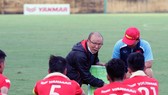 Thầy trò đội U22 Việt Nam trong đợt tập trung gần đây