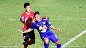 Long An đã giành chiến thắng trong trận "chung kết ngược" trước Đồng Tháp. Ảnh: Dương Thu