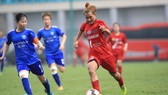 Than KSVN thắng dễ đội Hà Nội II với tỷ số 5-1. Ảnh: MINH HOÀNG