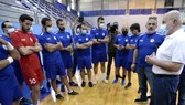 Lãnh đạo LĐBĐ Lebanon trong 1 lần đến thăm đội nhà