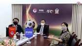 Đại diện VFF tham dự Đại hội trực tuyến vào tối 21-5