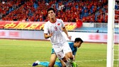Tiến Linh lập cú đúp trong chiến thắng 2-0 của U23 Việt Nam trước Trung Quốc ngay tại Vũ Hán năm 2019. Ảnh: Đoàn Nhật