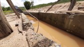 Kiểm tra thông tin công trình thủy lợi hơn trăm tỷ chưa nghiệm thu đã tan nát