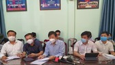 Đoàn công tác của Bộ Y tế đến và làm việc tại UBND phường Hòa Khánh Bắc