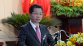 Bí thư Thành ủy Đà Nẵng Nguyễn Văn Quảng phát biểu tại kỳ họp thứ 17 HĐND TP Đà Nẵng khóa IX