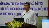Phó Chủ tịch Thường trực UBND TP Đà Nẵng Hồ Kỳ Minh phát biểu