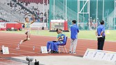 Nhà vô địch Bùi Thị Thu Thảo sẽ dự tranh chung kết nhảy 3 bước nữ. Ảnh: DŨNG PHƯƠNG