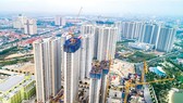Cất nóc vượt tiến độ 30 ngày tòa P11-PK5 Vinhomes Smart City