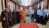 Ban Trị sự Giáo hội Phật giáo Việt Nam TPHCM thăm, chúc tết Thường trực Thành ủy TPHCM