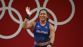 Nhà vô địch cử tạ Olympic Hidilyn Diaz đang tập trung chuẩn bị cho Giải vô địch thế giới diễn ra vào cuối năm nay. Ảnh: AFP