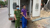 Đối tượng Trần Ngọc Thương bị bắt giữ. Ảnh: Công an cung cấp