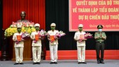 Tiểu đoàn CSCĐ dự bị chiến đấu thực hiện Lễ tuyên thệ