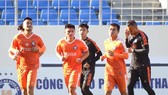 Đà Nẵng gặp nhiều khó khăn trong tập luyện khi chuẩn bị cho V-League quay trở lại. Ảnh: DNFC