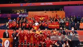 Đội tuyển Việt Nam đã có kỳ Futsal World Cup 2021 thành công. Ảnh: GETTY