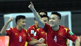 Đoàn Phát ăn mừng bàn thắng vào lưới CH Czech. Ảnh: VFF