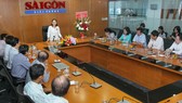Lãnh đạo TPHCM thăm Báo SGGP và các cơ quan báo chí